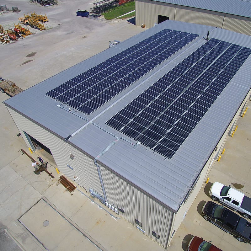 CB Solar Inc Commercial rooftop solar panel installation