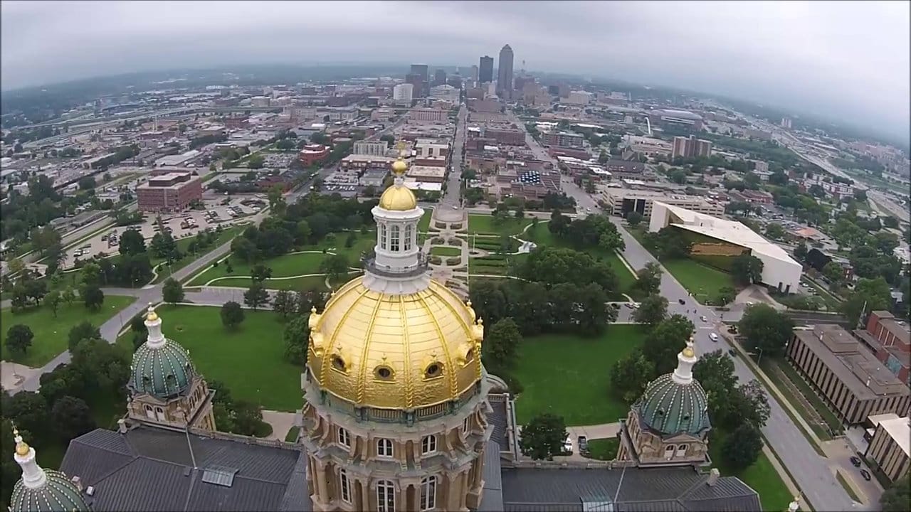 UAV Tour of Des Moines, Iowa [Video]